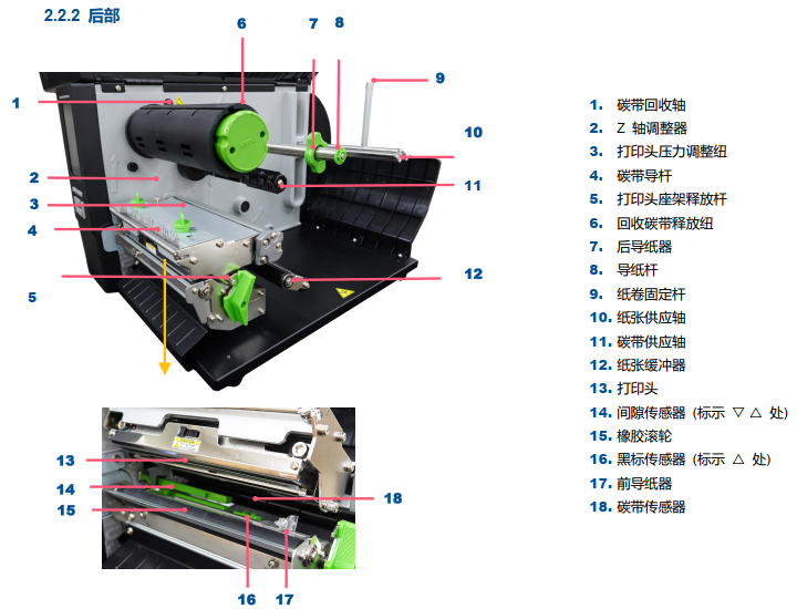 TSC MH261T/MH361T带触摸屏6英寸168mm宽度高性能工业型标签打印机